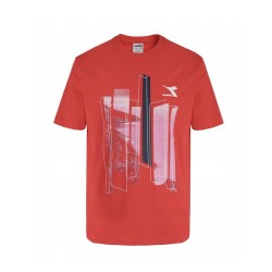 Diadora T-Shirt Uomo Ragazzo Maglia Mezza Manica Corta Sportiva Ginnastica Cotone