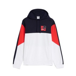 Diadora Felpa Cappuccio Garzata Uomo Ragazzo Sportivo Ginnastica Cotone Sweat Weave