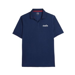 Diadora Polo Microfibra Uomo Ragazzo Tennis Sportiva Ginnastica Poliestere Mezza Manica Corta Estate