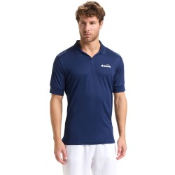 Diadora Polo Microfibra Uomo Ragazzo Tennis Sportiva Ginnastica Poliestere Mezza Manica Corta Estate