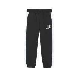 Diadora Pantalone Tuta Bimbo Bambino Ragazzo Felpato Cotone Ginnastica Sportivo Corsa Running