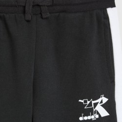 Diadora Pantalone Tuta Bimbo Bambino Ragazzo Felpato Cotone Ginnastica Sportivo Corsa Running