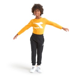 Diadora Pantalone Tuta Garzato Bimbo Bimba Ragazzo Cotone Sportivo Running Ginnastica