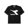 Diadora T-Shirt Maglia Girocollo Bimbo Bimba Bambino Bambina Ragazza Ragazzo Mezza Manica Corta Estate Sportiva