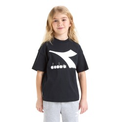 Diadora T-Shirt Maglia Girocollo Bimbo Bimba Bambino Bambina Ragazza Ragazzo Mezza Manica Corta Estate Sportiva