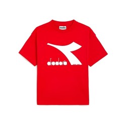 Diadora T-Shirt Maglia Girocollo Bimbo Bimba Bambino Bambina Ragazza Ragazzo Mezza Manica Corta Estate Sportiva