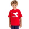 Diadora T-Shirt Maglia Girocollo Bimbo Bimba Bambino Bambina Ragazza Ragazzo Mezza Manica Corta Estate Sportiva