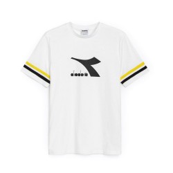 Diadora T-Shirt Uomo Ragazzo Slam Sportiva Mezza Manica Corta Cotone Ginnastica Palestra Running