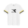 Diadora T-Shirt Uomo Ragazzo Slam Sportiva Mezza Manica Corta Cotone Ginnastica Palestra Running