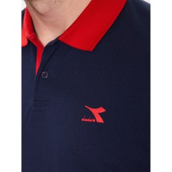 Diadora Polo Mezza Manica Corta Uomo Ragazzo Core Sportiva Cotone