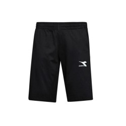 Diadora Bermuda Pantaloncini Corti Uomo Ragazzo 100% Cotone Spotivo Ginnastica Running Core