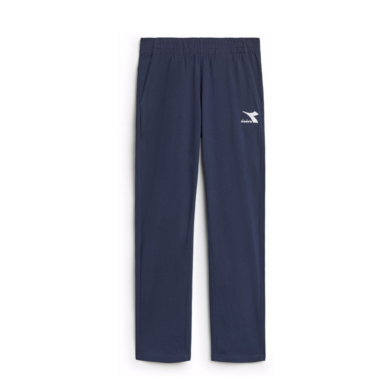 Diadora Pantalone Tuta Uomo Ragazzo Senza Elastico Cotone Caviglia Sportivo Ginnastica Palestra