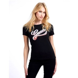 Guess T-Shirt Donna Ragazza Mezza Manica Corta Maglietta Girocollo Cotone Estate