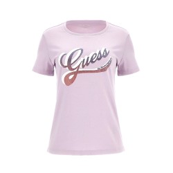 Guess T-Shirt Donna Ragazza Mezza Manica Corta Maglietta Girocollo Cotone Estate