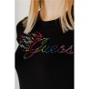 Guess T-Shirt Donna Ragazza Mezza Manica Corta Maglietta Girocollo Estate Cotone