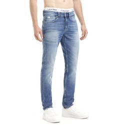 Calvin Klein Jeans Uomo Ragazzo Cotone Denim Pantalone Slim Tape