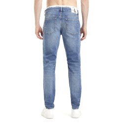 Calvin Klein Jeans Uomo Ragazzo Cotone Denim Pantalone Slim Tape