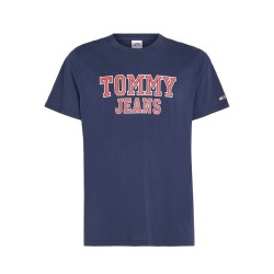 Tommy Jeans T-Shirt Uomo Ragazzo Mezza Manica Corta Cotone Maglietta Girocollo