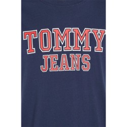 Tommy Jeans T-Shirt Uomo Ragazzo Mezza Manica Corta Cotone Maglietta Girocollo