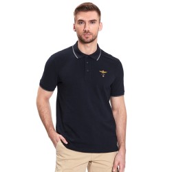 Aeronautica Militare Polo Uomo Mezza Manica Cotone