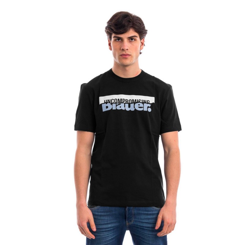 Blauer T-Shirt Uomo Ragazzo Maglietta Mezza Manica Corta