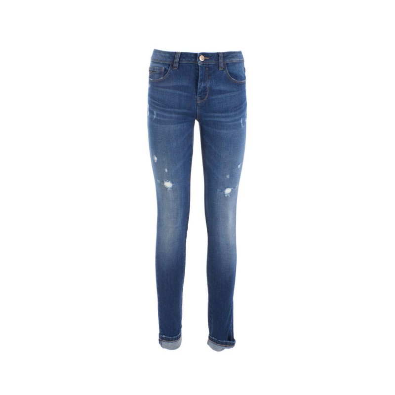 Yes Zee Jeans Donna Ragazza Denim Pantalone 5 TASCHE JEGGINGS