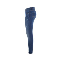 Yes Zee Jeans Donna Ragazza Denim Pantalone 5 TASCHE JEGGINGS