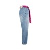 Yes Zee Jeans Donna Ragazza Pantalone Denim Vita Alta