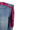 Yes Zee Jeans Donna Ragazza Pantalone Denim Vita Alta