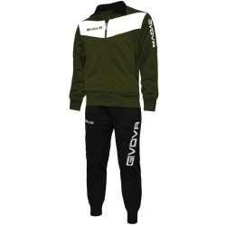 GIVOVA TUTA VISA SPORTIVA ALLENAMENTO RUNNING ZIP INTERA UOMO DONNA UNISEX PALESTRA ACETATA