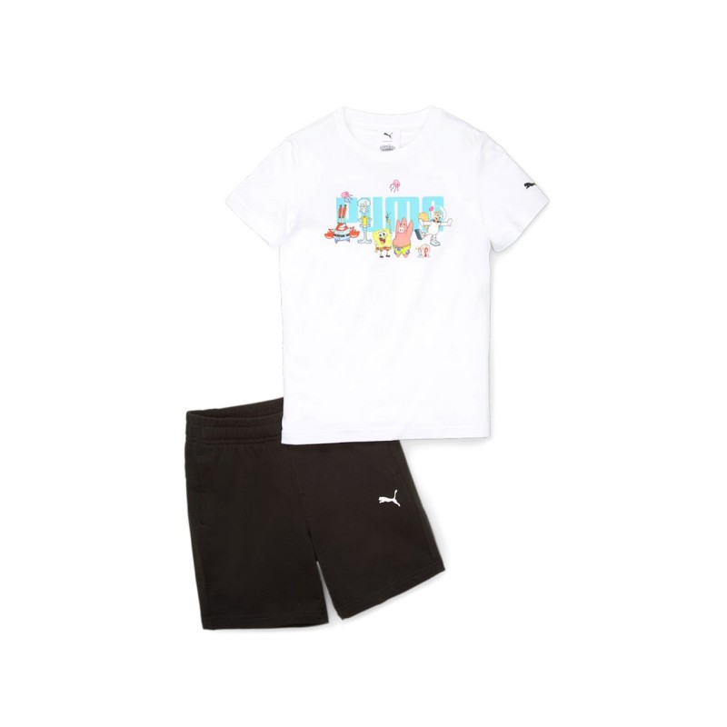 Puma X Spongebob Short Jersey Set Completo Bambino Ragazzo Sportivo