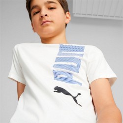 Puma T-Shirt Ragazzo Bambino Mezza Manica Corta Maglietta Girocollo