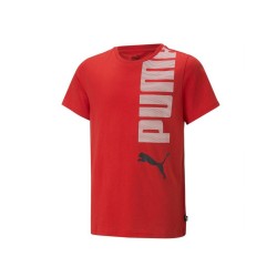 Puma T-Shirt Ragazzo Bambino Mezza Manica Corta Maglietta Girocollo