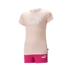 Puma Completino Mezza Manica Corta Ragazza Bimba Bambina Ginnastica Sportivo