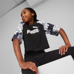 Puma T-Shirt Ragazza Bambina Junior Maglietta Girocollo Mezza Manica Corta