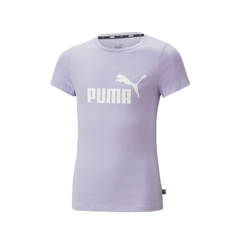 Puma T-shirt Maglia Bambina Ragazza Mezza Manica corta Sportiva Ginnastica Cotone