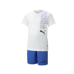 Puma Completino Ragazzo Bambino Mezza Manica Corta Girocollo Pantaloncino Corto