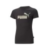 Puma T-Shirt Bambina Ragazza Maglietta Mezza Manica Corta Girocollo Cotone