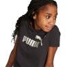 Puma T-Shirt Bambina Ragazza Maglietta Mezza Manica Corta Girocollo Cotone