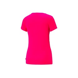 Puma Ess Logo T-Shirt Ragazza Donna Maglia Mezza Manica Corta