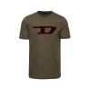 DIESEL Just Division T-Shirt Uomo Ragazzo Cotone Mezza Manica Corta