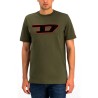 DIESEL Just Division T-Shirt Uomo Ragazzo Cotone Mezza Manica Corta