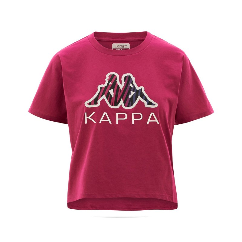 Kappa Logo Edalyn T-Shirt Maglia Girocollo Ragazza Donna Mezza Manica Corta