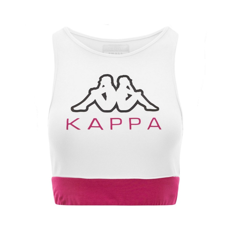 Kappa Logo Eara T-Shirt Top Ragazza Donna Canotta Sportiva