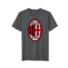 MILAN T-SHIRT UOMO RAGAZZO MEZZA MANICA CORTA COTONE