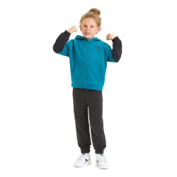 Diadora JB Tracksuit  Tuta Bimbo Bambino Zip Cappuccio Felpa