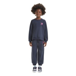 Diadora JG Tracksuit Gloss Tuta Bimba Bambina Girocollo