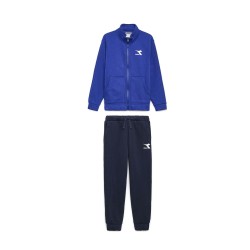 Diadora JB Tracksuit FZ Neon Tuta Bimbo Bambino Zip Intera