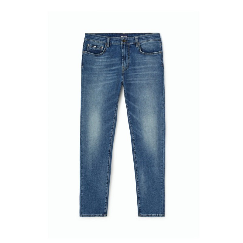 Gas Jeans Sax Zip Rev Uomo Ragazzo Pantalone