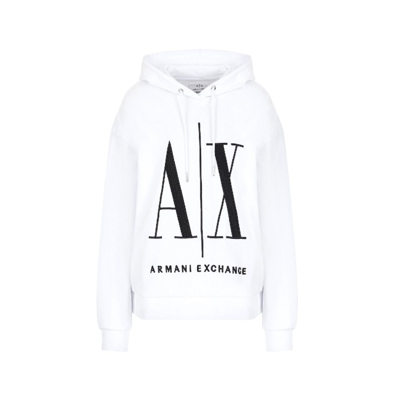 Armani Exchange Felpa Cappuccio Donna Ragazza